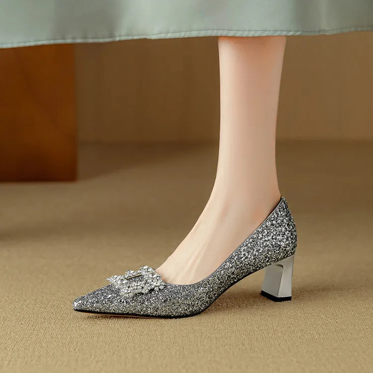 Gloria | Glitter Pumps