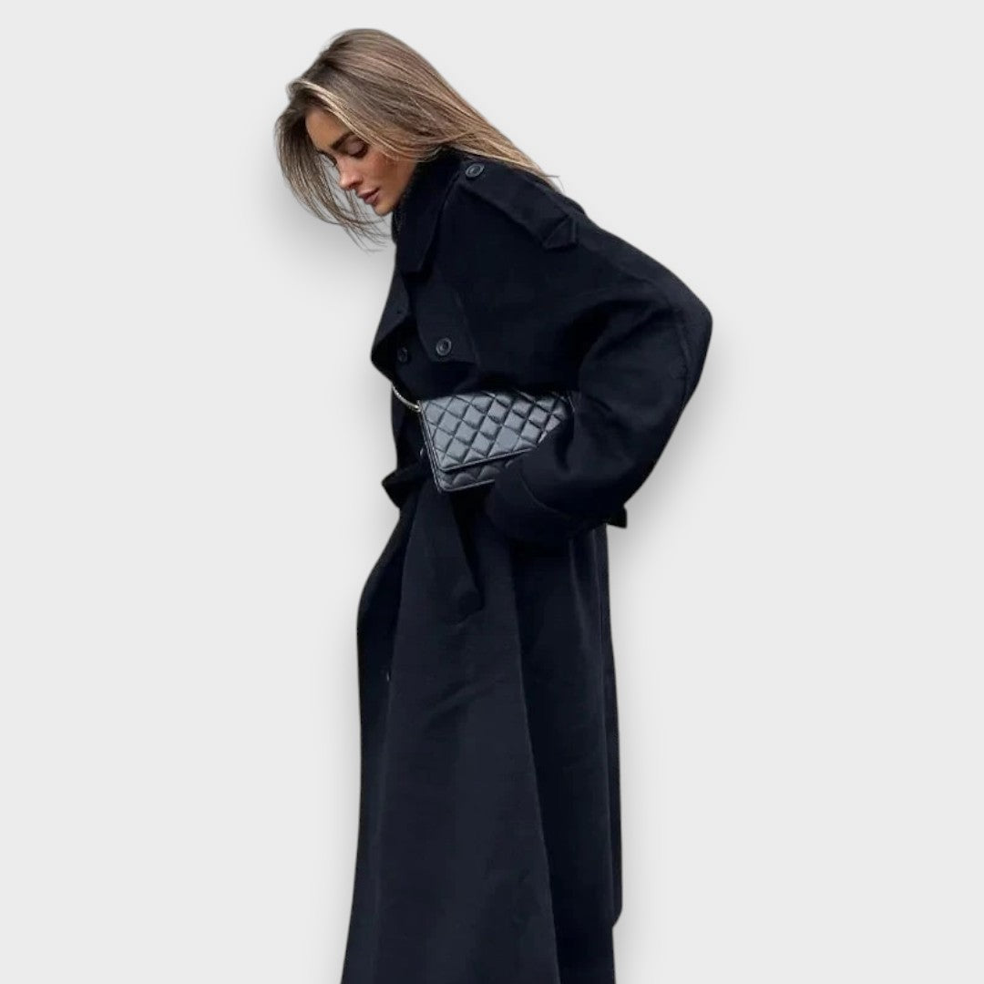 Lucie | Oversized Wool Blend Coat