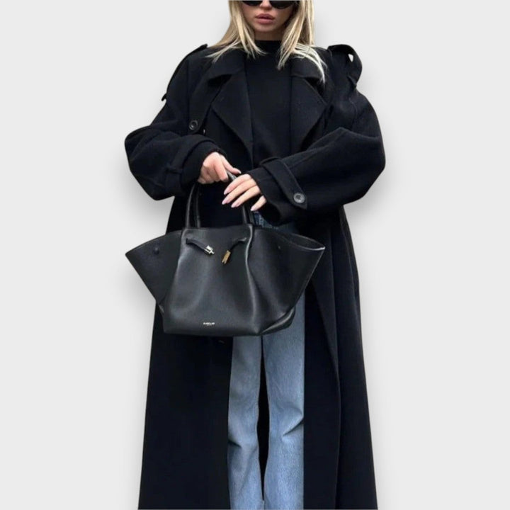 Lucie | Oversized Wool Blend Coat