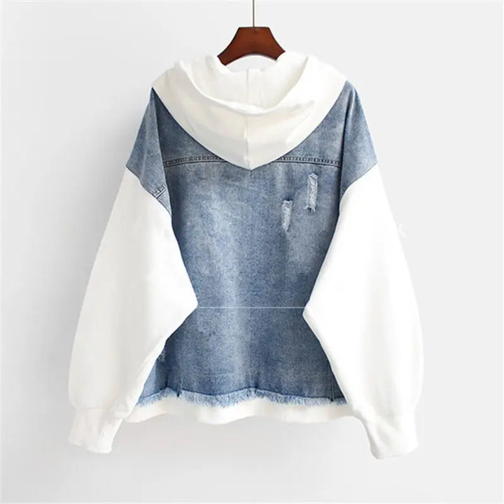 Flurina | Denim Jacket with Hood