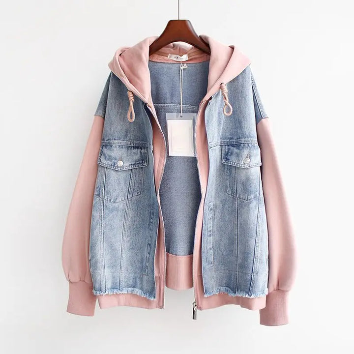 Flurina | Denim Jacket with Hood