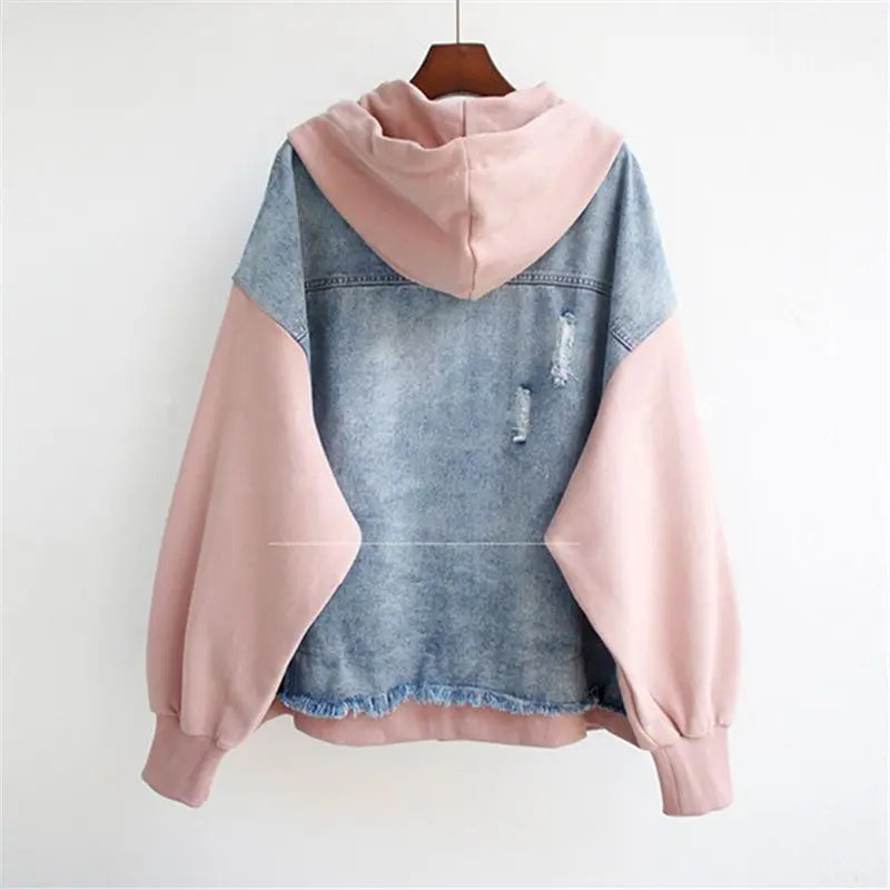 Flurina | Denim Jacket with Hood