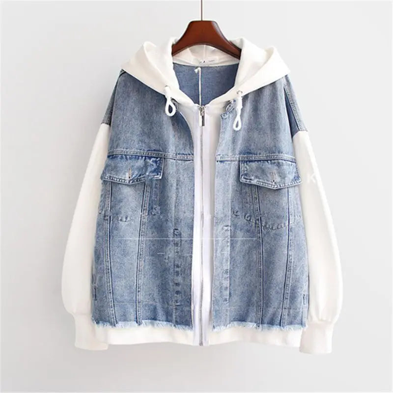 Flurina | Denim Jacket with Hood